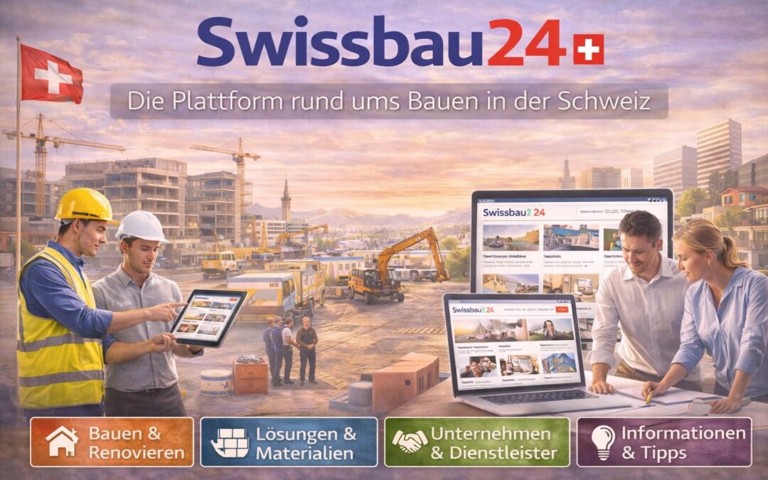 Swissbau24: Die Plattform rund ums Bauen in der Schweiz